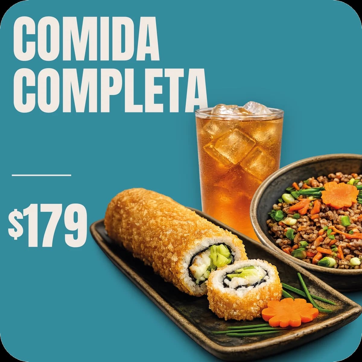 Comida completa: $179